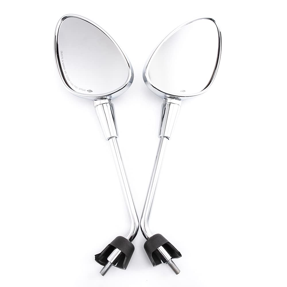 Rétroviseur latéral pour moto E9 adapté au Sprint 50 125 150 2014-2022 Rétroviseur pour scooter et moto, vis 8 mm (Argent)