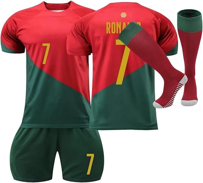 Générique Maillot de Foot Enfant Adulte #7 Home Away 25/26 Ensemble Foot Garcon Homme Tenue Football Nouveau Survêtement Mode Football Kit