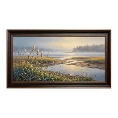Peinture à l'huile panoramique amovible pour créer une ambiance zen dans votre chambre