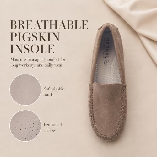Image of Bernal Loafers for Women Business Casual Slip On Flats