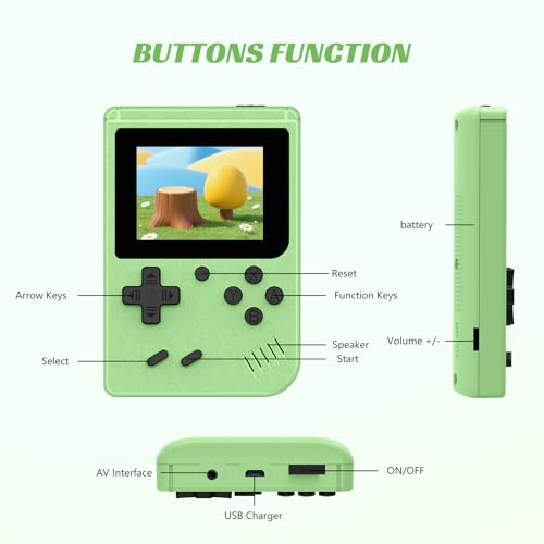 Image of Retro Handheld Games Console Video Games