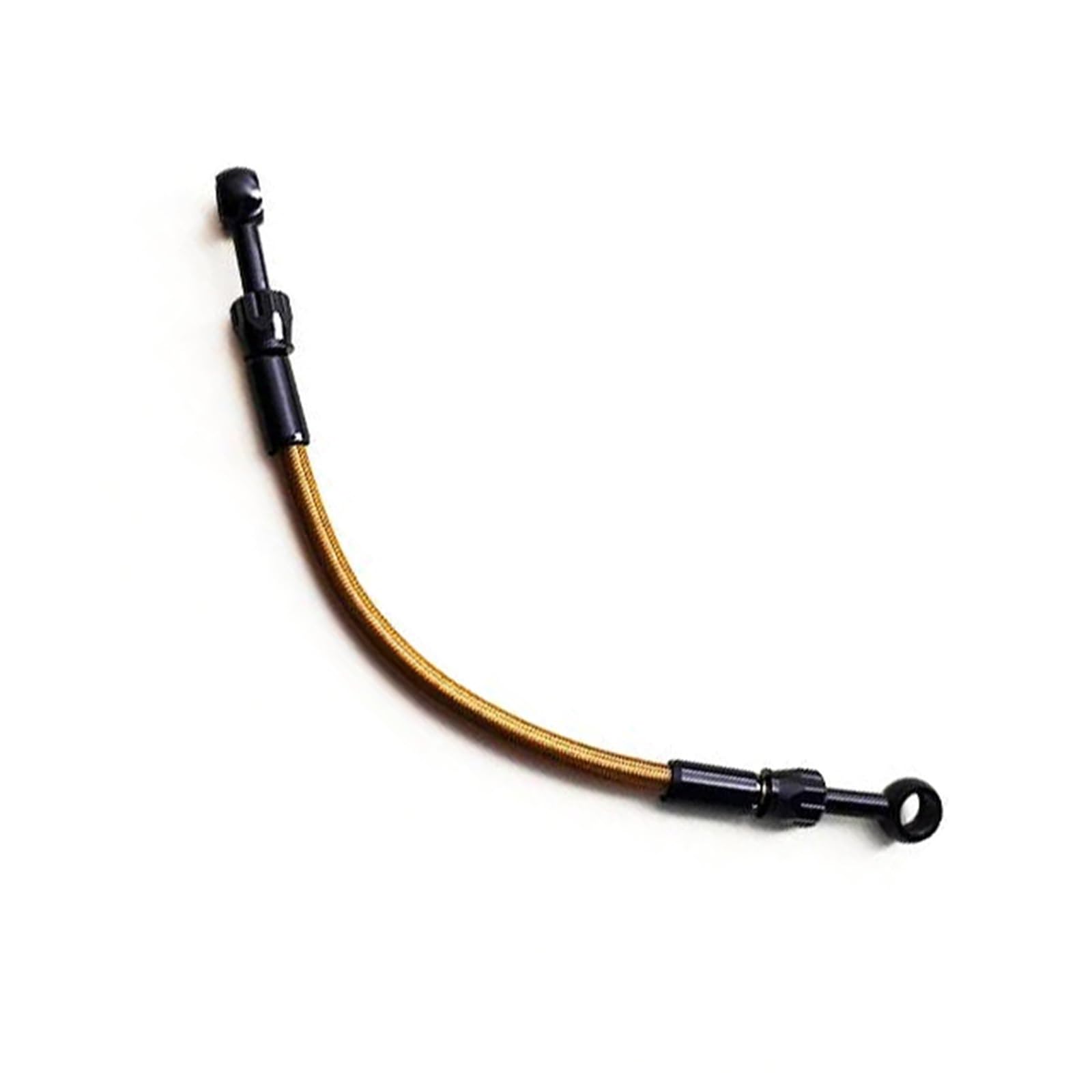 Hydraulic Brake Hose AN3 10mm Motorcycle ATV Dirt Pit Racing Bike 0°-0° Brake Hose Line Hydraulic Clutch Tube Master Cylinder Oil Pipe Accessories(3500mm)