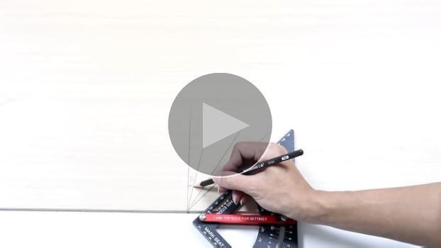 Amazon.co.jp: Smgda 三角定規 木工用 アルミ合金三角定規 木工