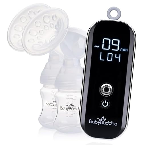 BabyBuddha Breast Pump 2.0 - Primary & Portable w/ 3 Modes & 21 Levels of Control (Soft Stimulation Mode) Electric Hands Free Breast Milk Pump - Hospitable Grade Wearable Breast Pump (22-24mm Flange)