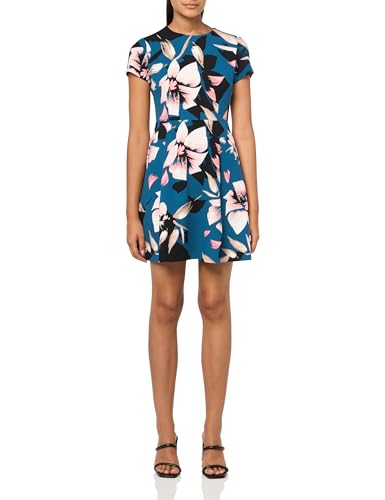 Vince Camuto Womens Printed Scuba Crepe Bodycon Dress, Teal, 0 Petite at  Amazon Women's Clothing store