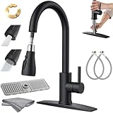 Llave para Fregadero de Cocina +1 Tapete +1 Paño Limpieza - Mezcladora para Fregadero, Grifo de Cocina con Pulverizador,...