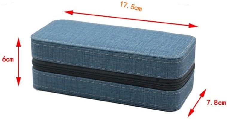 Zipper Glasses Storage Hard Box Eye Eyewear Rectangle Holder Accessories image 5