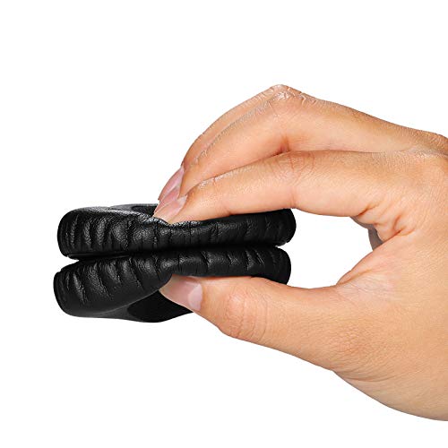 KKmoon Almofada de ouvido com memória de substituição Proteína de couro ao redor dos protetores de o