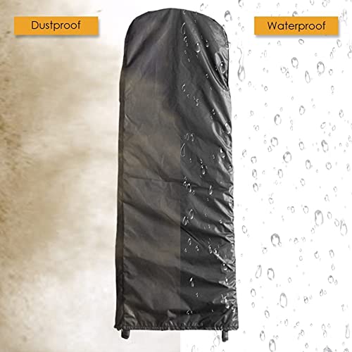 Housse de protection escabeau imperméable pour échelles doubles pliantes noires - 4