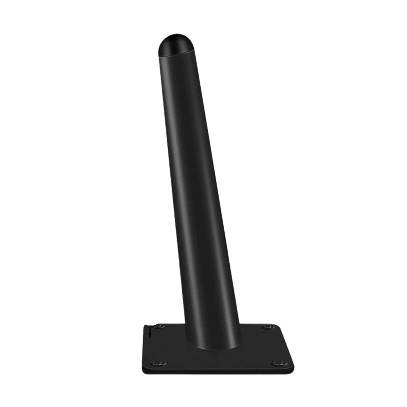4 Uds Patas de Muebles Mesa Acero Laminado en frío reemplazo sofá Cama herrajes for Resistentes para Muebles(Black Slant 30cm)