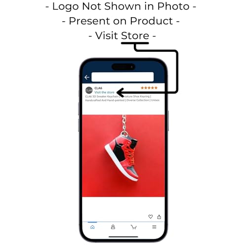 Image of CLA6 3D Sneaker Keychain | Miniature Shoe Keyring | Handcrafted And Hand-painted | Diverse Collection | Unisex
