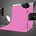 LYLYCTY 5x7ft Photography Studio Non-Woven Backdrop Millennium Pink Backdrop Solid Color Backdrop Simple Background