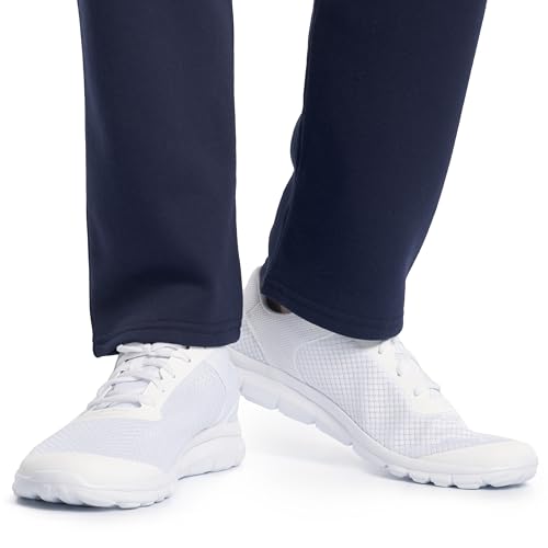 Image of Fruit of the Loom EverSoft Fleece Open Bottom Sweatpants with Pockets