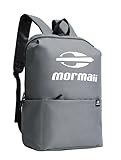 Mormaii Mochila Casual cinza, 20 Litros, Alças Acolchoadas Ajustáveis, Zíperes Bidirecionais, Compartimento Interno, 43x28x15cm (2726)