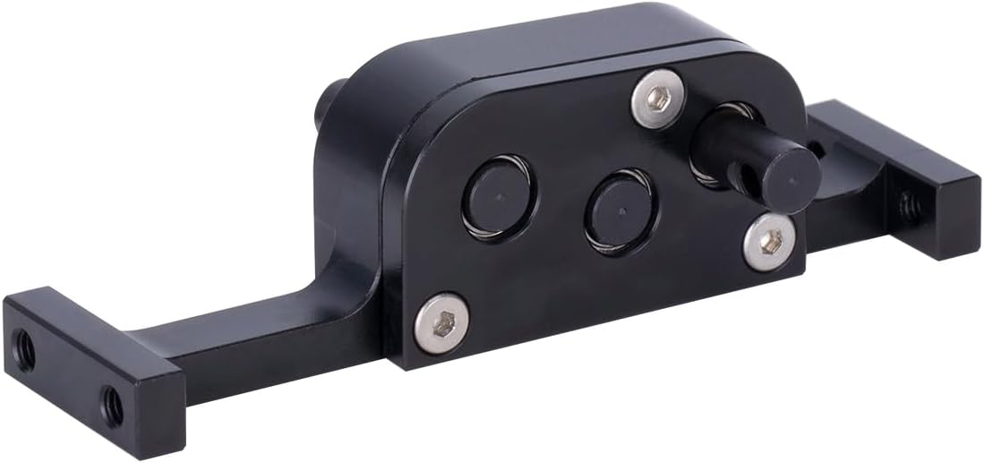 Transfer Case with Reverse Shaft for 1/10 LCG RC Crawler SCX10 Chassis DIY Ugrade Parts (Black)