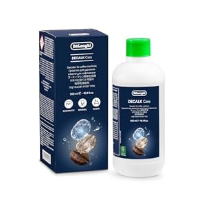 De'Longhi EcoDecalk Détartrant DLSC500, 5 Doses de Décalcification, Accessoire de Maintenance pour Machine à Café, Ingrédients à Base de Plantes, Bouteille Avec 5 Doses, 500ml