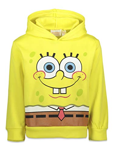 Nickelodeon SpongeBob SquarePants Big Boys Fleece Costume Hoodie Yellow 7-8 Nickelodeon SpongeBob SquarePants Big Boys Fleece Costume Hoodie Yellow 7-8