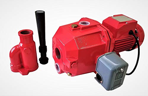 Hallmark Industries MA0462CJ-10 Convertible Deep Well Jet Pump, 1 hp Dual Volt, Brass