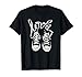 Vintage chaussures orthographe LOVE avec conception de T-Shirt