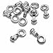Stainless Steel Loop Connectors for #10 Ball Chain, Heavy Duty (25 Pieces)
