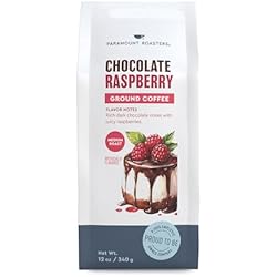 Paramount Chocolate Raspberry Ground Coffee, 12 Ounce Bag