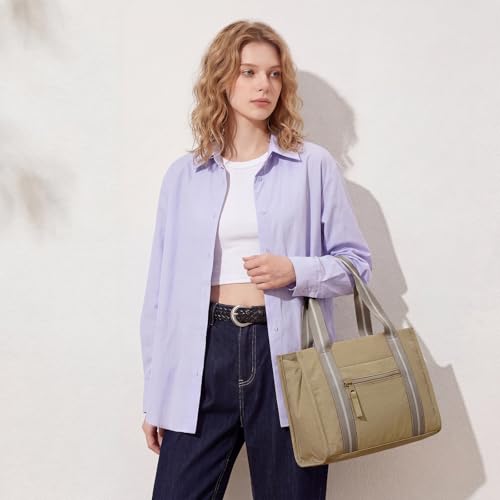Image of ACUARIO Tote Bag for Women, Work Tote Handbag with Pockets, Shoulder Bag for Office Business Travel Daily Commute