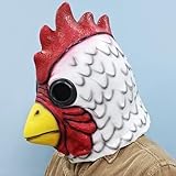 XOCOSEE Chicken Rooster Head Costume Mask for Halloween Masquerade Party
