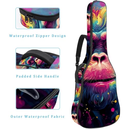 Sac à dos guitare 101,6 cm étanche avec couche éponge - 4