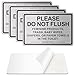 (4 Pack) Do Not Flush Sign for Bathroom, Self-adhesive Do Not Flush Anything Except Toilet Paper Sign, Durable Aluminum Metal Restroom and Bathroom Signs for Business and Home Wall (4, Brushed Aluminum /Black, 6 x 4 inches)