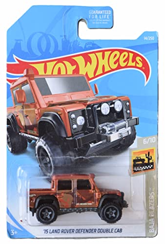 Hot Wheels '15 Land Rover Defender Double Cab, Baja Blazers 6/10