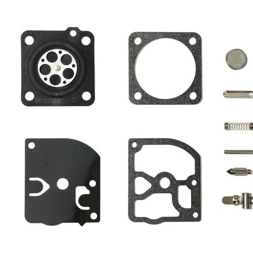 【ダイヤフラムセット】 キャブレター ガスケット 修理キット リペアキット 互換品 Husqvarna(ハスクバーナ) リョービ ゼノア TRZ EKK-26 刈払機 草刈機 チェーンソー 互換品