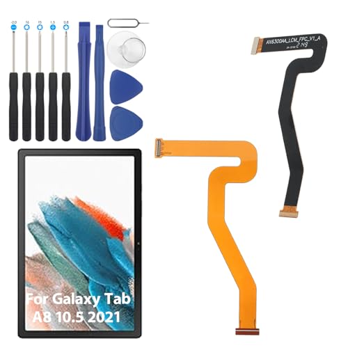 RongZy Display Cable Flex para Samsung Galaxy Tab A8 10.5 2021 X200 X205 Cable Flex de Pantalla LCD...
