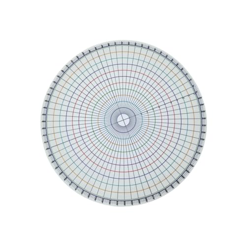 DeeRace 釉下絵付け用円形仕切りカード 陶芸用円形仕切り定規 多目的補助ツール 描画ツール
