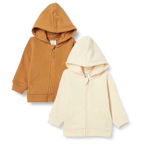 Amazon Essentials Unisex Baby Kapuzenpullover mit Reißverschluss aus...