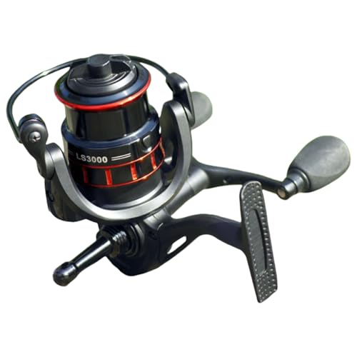 Moulinet de pêche en métal LS1000-LS3000 eau douce et mer 12+1 roulements ratio 5.0:1