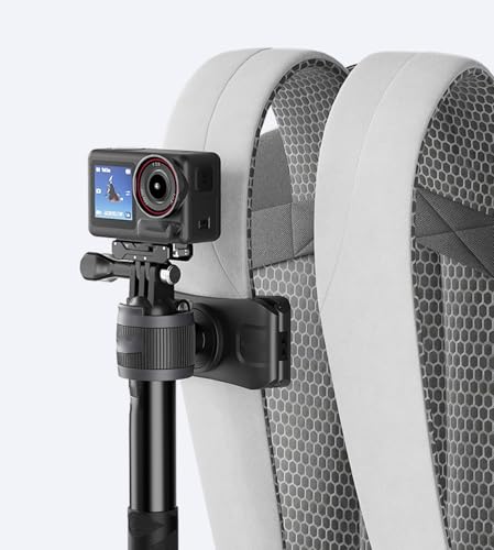 Support de sac à dos pour caméra d'action rotatif 360 et perche 33mm - 7