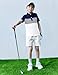 Boys Striped Polo Shirt Short Sleeve Golf Shirt School Uniform Shirts Summer Active Performance Tops for Kid 4-12 Years Navy Blue
