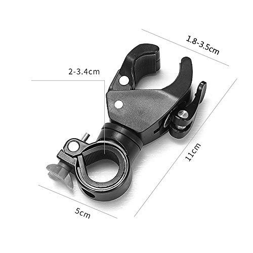 ライトホルダー 自転車 懐中電灯ホルダー ライトステー サイ