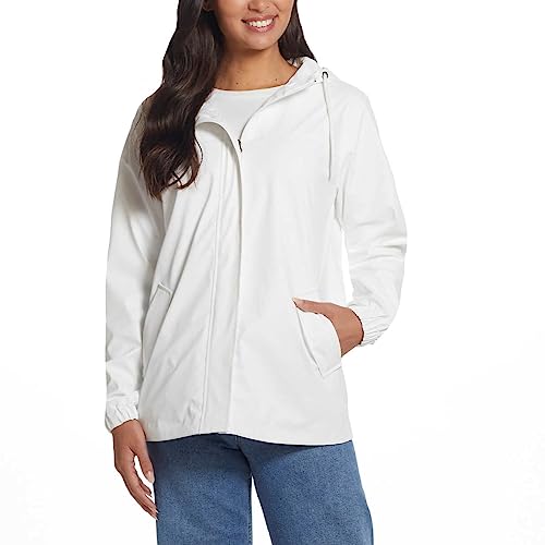Weatherproof Vintage Ladies' Rain Slicker (White, Large)