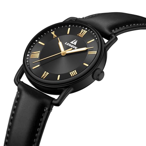 Image of LN LENQIN Mens Watches Unisex Military Sport Nylon Strap Stylish Luminous Fashion Analog Quartz Watch for Men Waterproof Army Tactical Casual Wristwatch