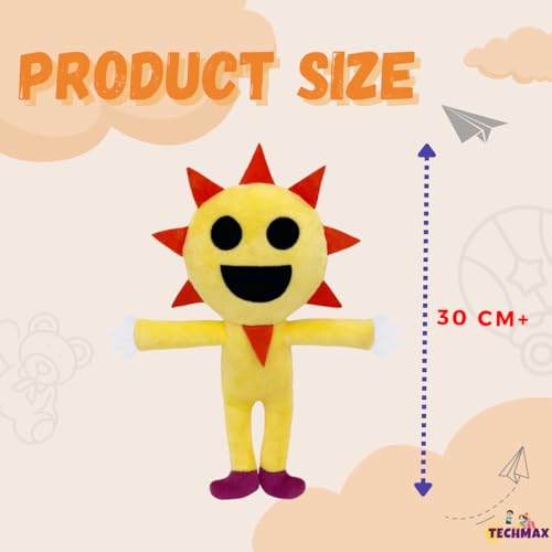 Image of Sun Standing Sprunki Plush Toys