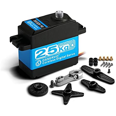 ANNIMOS 25KG PRO RC Servo Motor “High Speed/Power” Stainless Steel Gear Waterproof Digital Servos-180 Cover
