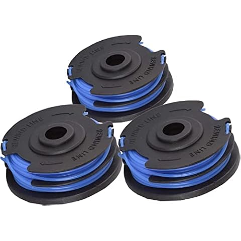 Greenworks Trimmer Spool and 1.65mm Double Line 4.8m incl. 3 Packs for Greenworks 40V Lawn Trimmers G40LT G40LTK2 G40LTK2x Cover