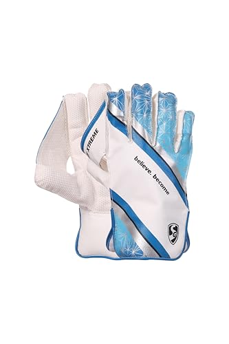 SG RSD Xtreme Wicket Keeping Gloves | Color May Vary | Men’s Size | Leather | Men | Ultra Soft