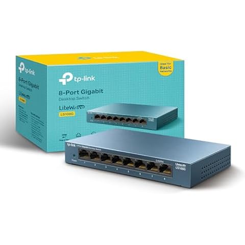 TP-Link LS108G 8 Port Gigabit Switch Cover