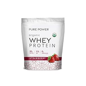 Dr. Mercola, Organic Miracle Whey Strawberry Protein Powder, 13.5 oz (382.5 g), Non GMO, Soy Free, Gluten Free, Non GMO, Soy-Free, Gluten Free, USDA Organic