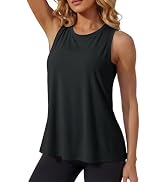 MAGCOMSEN Women's Loose Fit Quick Dry Lightweight Athletic Tank Top