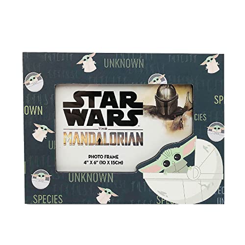 Silver Buffalo Star Wars Mandalorian Child Unknown Species 4" x 6" Die Cut Photo Frame