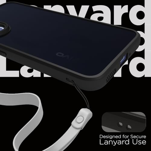Image of RIGGEAR Shockproof Sleek Hybrid Armor Back Cover Case for Vivo V70 FE 5G (Smoke Black Matte PC + Black TPU Bumper)