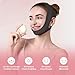 Graphene Double Chin Reducer for Face Lift,Adjustable Chin Strap For Sleeping,Double Chin Eliminator for Women,V Line Lifting Mask,V-Line Mask,V-Shaped Face Mask,Black